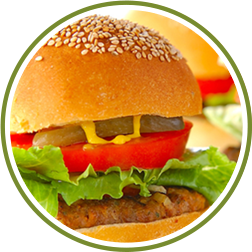 ハンバーガーの写真
